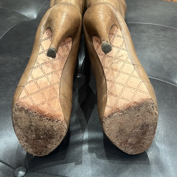 L.A.M.B Leather Panya Boot in Tan Size 7.5 - Picture 7 of 7